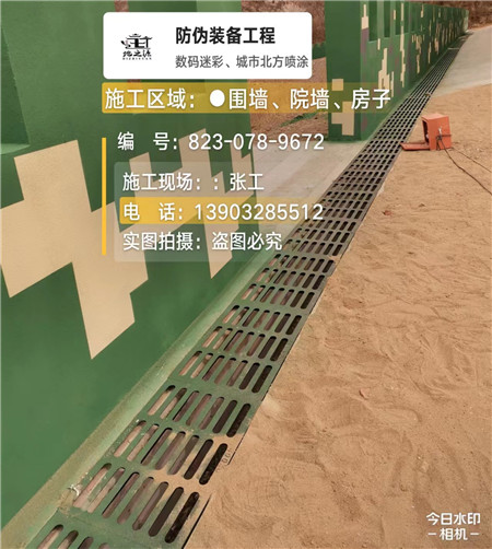 汕头 例如在抖音上有“迷彩墙，外围墙面挡 - 星空数码迷彩漆施工队