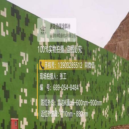 汕头专业承接园区围墙迷彩喷涂、