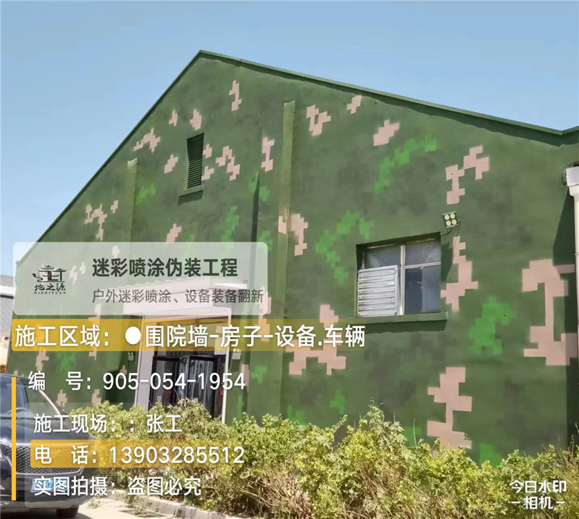 汕头外墙数码迷彩漆施工报价清单（100㎡标准墙面测算）